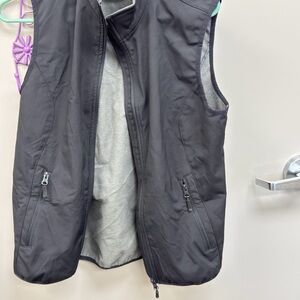 Soft Shell‎ / Jet Black Sleeveless Zip-Up Vest Sz Large